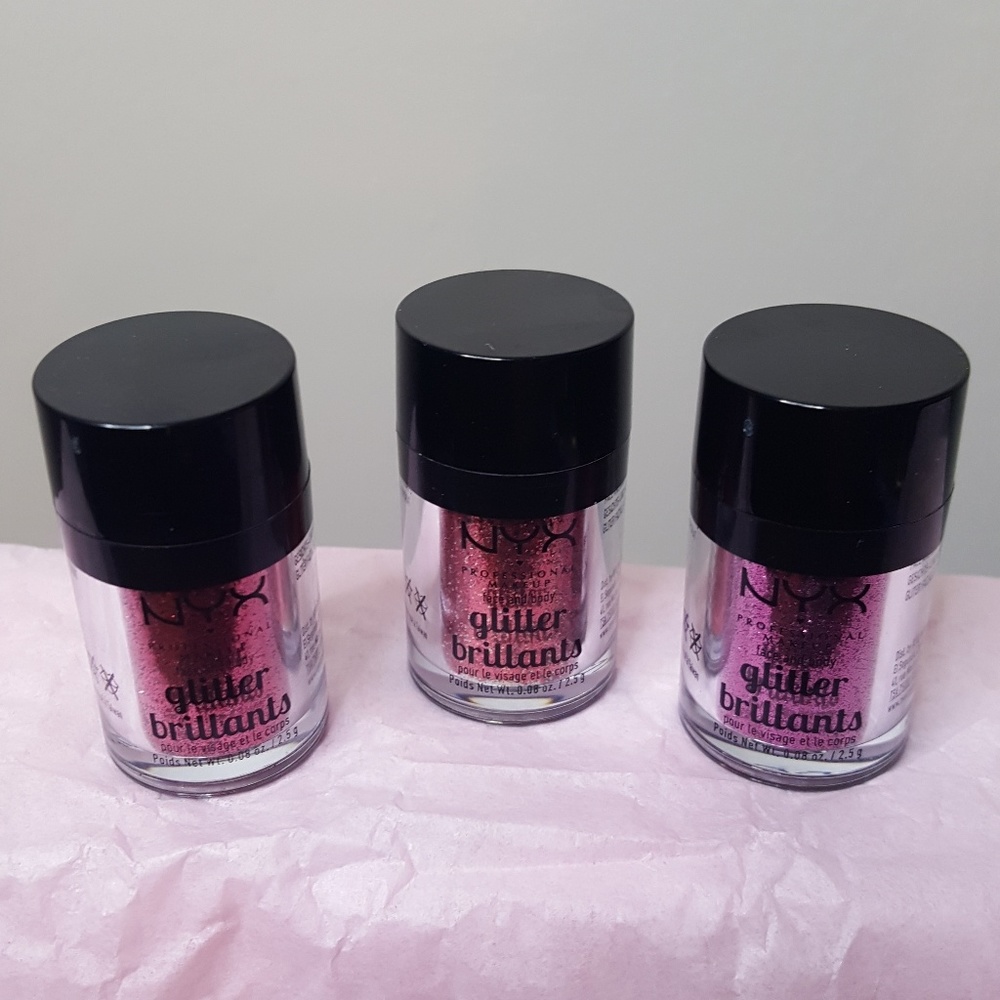 NYX GLITTER 3 PACK